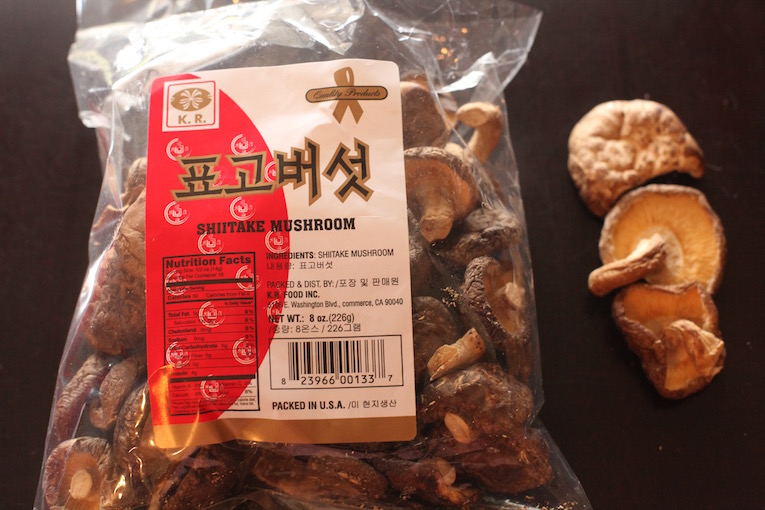 1. shitake mushrooms