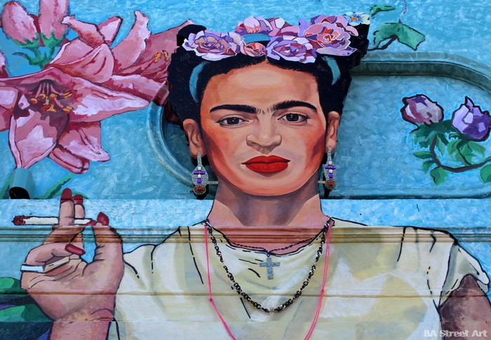 frida-kahlo-graffiti-mural-buenos-aires-palermo-buenosairesstreetart.com-tour-