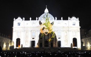Vatican’s First Light Show Highlights Climate Change