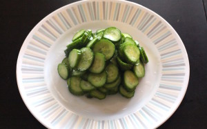 Two Recipes: Simple Cucumber Salad & Korean Spinach Side Dish