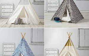 Teepees as Reading Nooks for Kids