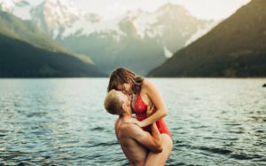 Couples in Love are Surrounded by Nature by Luke Liable
