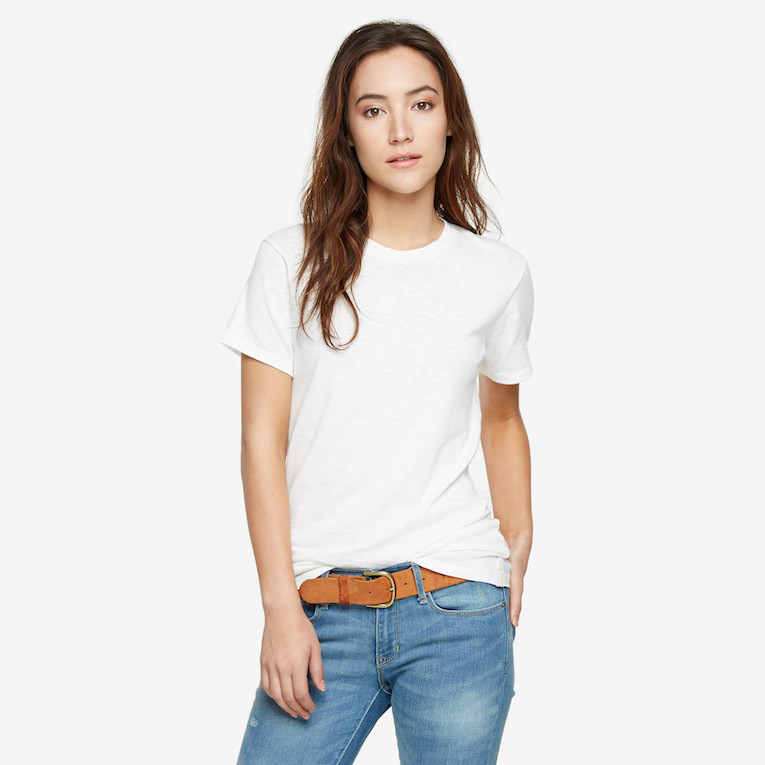 the perfect white t shirt