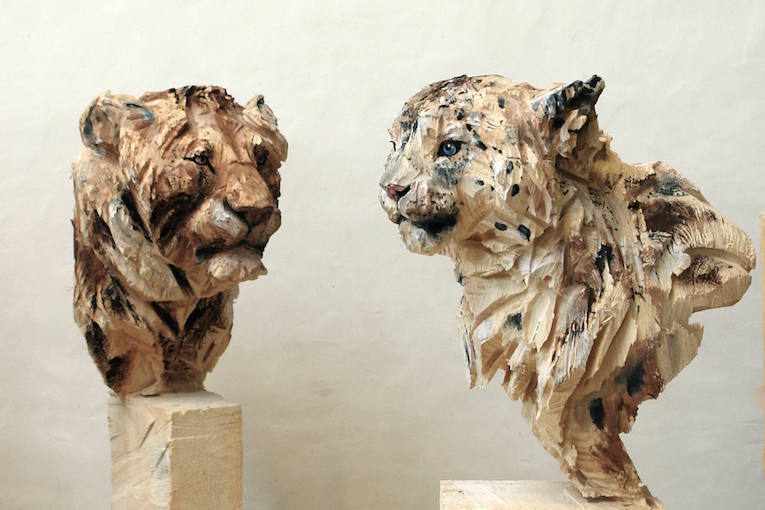 Majestic Wood Animal Sculptures Created with a Chainsaw by Jürgen  Lingl-Rebetez - Adventures of Yoo