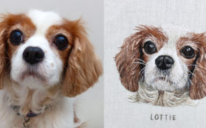 Ultra-Realistic Embroidered Pet Portraits by Emillie Ferris