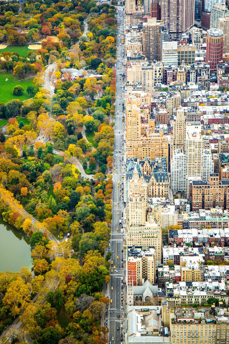 In the helicopter looking south on Central Park West - dividing the architecture and Central park, on November 5th 2014, a day before my 27th birthday. The flight was my birthday gift. Taken with Canon 5D Mark iii & EF24-70mm f/4L IS USM - edited in Adobe Lightroom (I previously incorrectly had this as Park Ave)