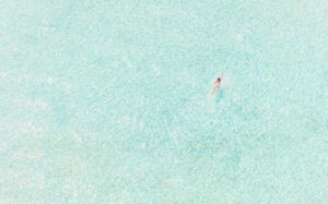 New Aerial Photos of the Crystal Clear Blue Waters of Bora Bora