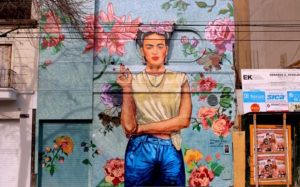 Beautiful Frida Kahlo Street Art in Buenos Aires