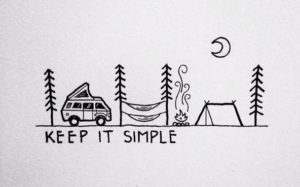 Simple Yet Sweet Camping Illustrations by David Rollyn