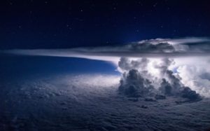 Pilot Takes Spectacular Thunderstorm Photo Over the Pacific Ocean