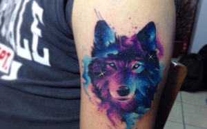 Galaxy-Style Animal Tattoos by Adrian Bascur