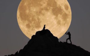 Unreal Supermoon Photo