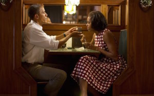 A Sweet Moment Between the Obamas Caught by David Burnett