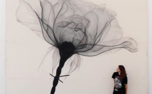 Beautiful Black Rose Spray Painted by SHOK-1