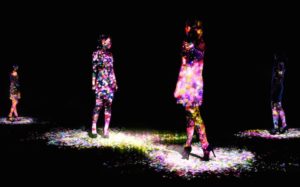 Flowers Bloom on People in Teamlab’s New Show