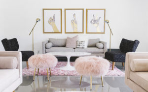 Interior Design Inspiration: Midcentury Modern Meets Pops of Pink